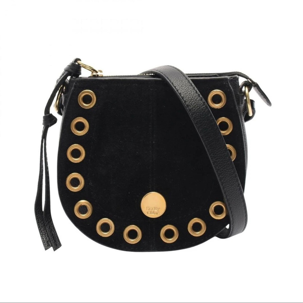 Auth See by Chloé Kriss Shoulder Bag 7.5x6.7x2.8in Used Minor Wear